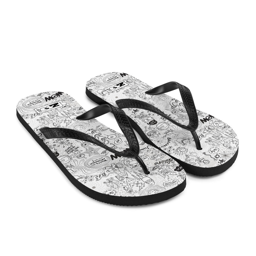 Celebrating the most comprehensive Doodle art of the universe Flip-Flops. Overview