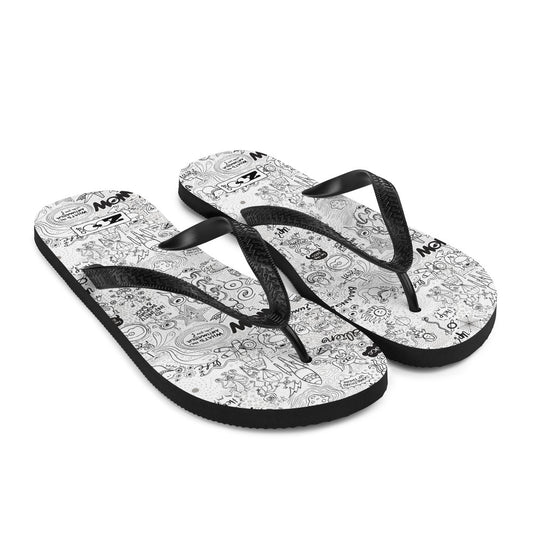 Celebrating the most comprehensive Doodle art of the universe Flip-Flops. Overview