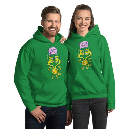 Two-headed bossy monster Unisex Hoodie-Unisex hoodies
