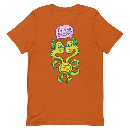 Two-headed bossy monster Short-Sleeve Unisex T-Shirt-Short-Sleeve Unisex T-Shirts