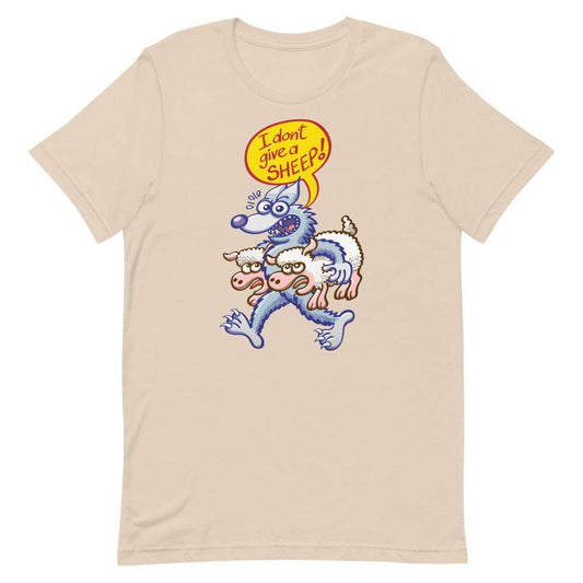 The bad wolf doesn't give a sheep Short-Sleeve Unisex T-Shirt-Short-Sleeve Unisex T-Shirts