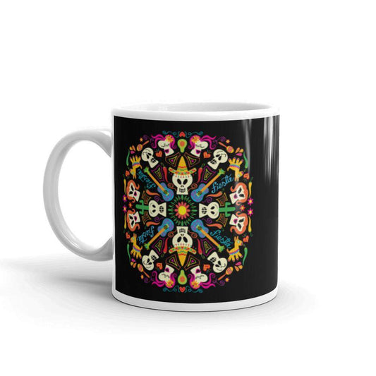 Day of the dead Mexican holiday White glossy mug-White glossy mugs