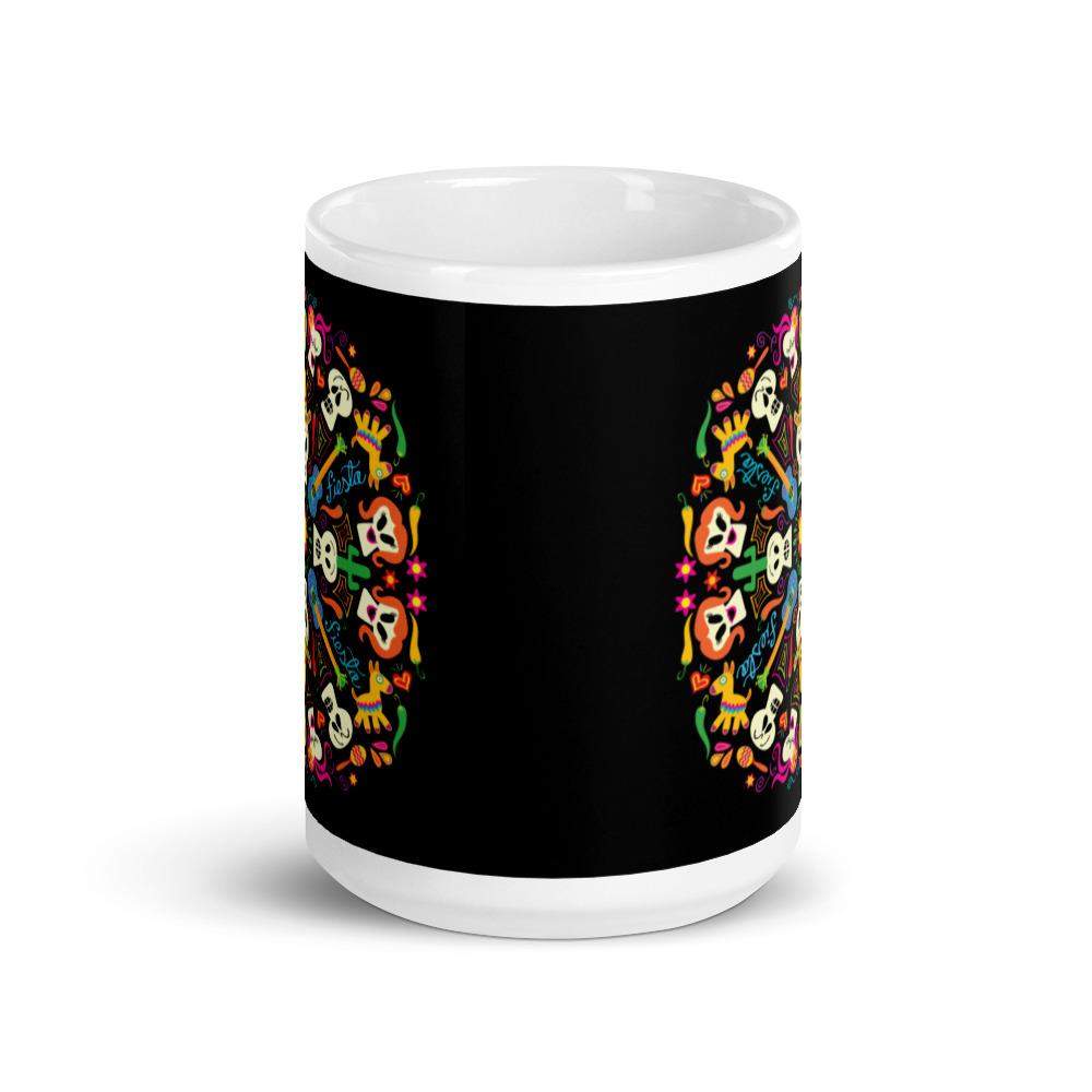 Day of the dead Mexican holiday White glossy mug-White glossy mugs