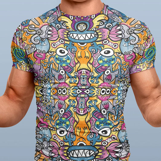 Enjoy our All-over print T-Shirts for women, men and kids