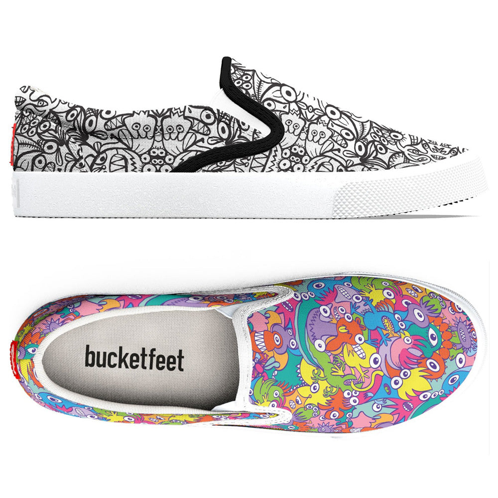 Buy Zoo&co's designs printed on Bucketfeet shoes