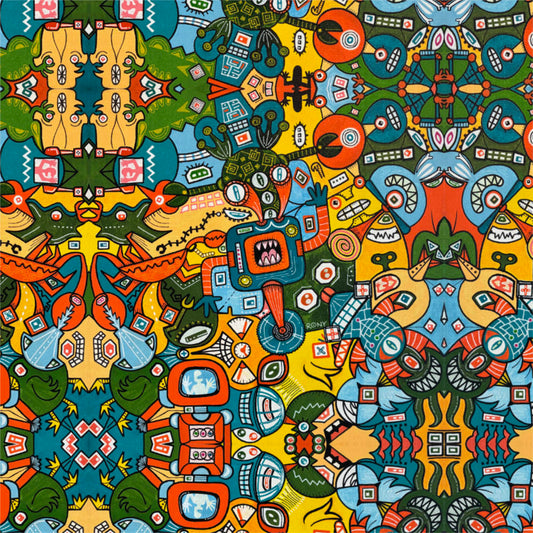 Doodlebot Dystopia: Retro Robot Art