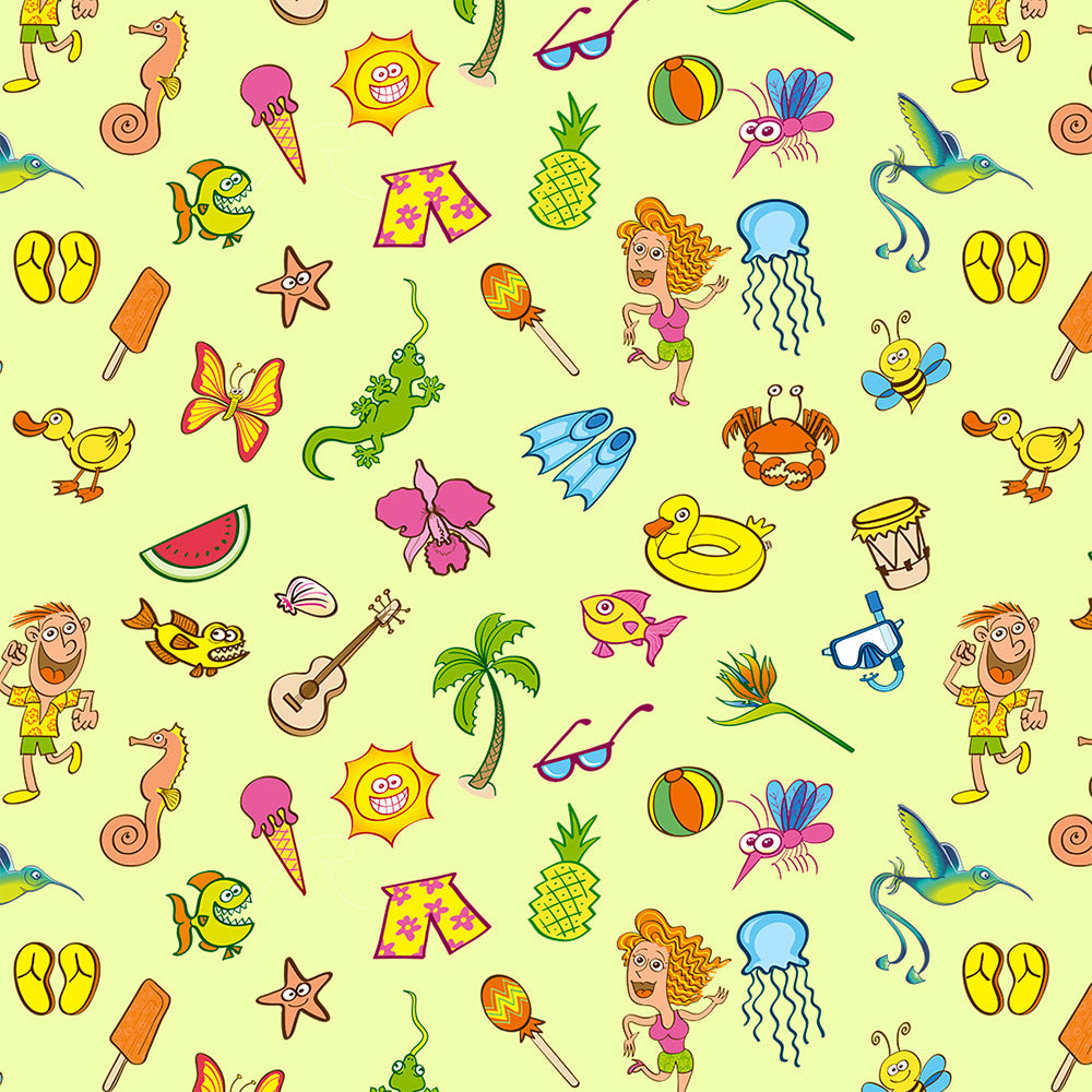Summer Fun Pattern Enjoy happy summer pattern design – Zoo&co