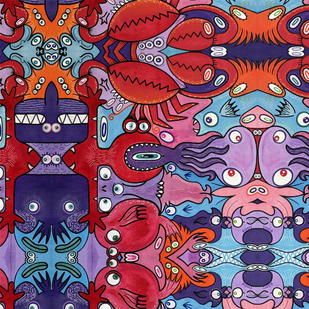 Eyes See the Unseen: Psychedelic Creature Art