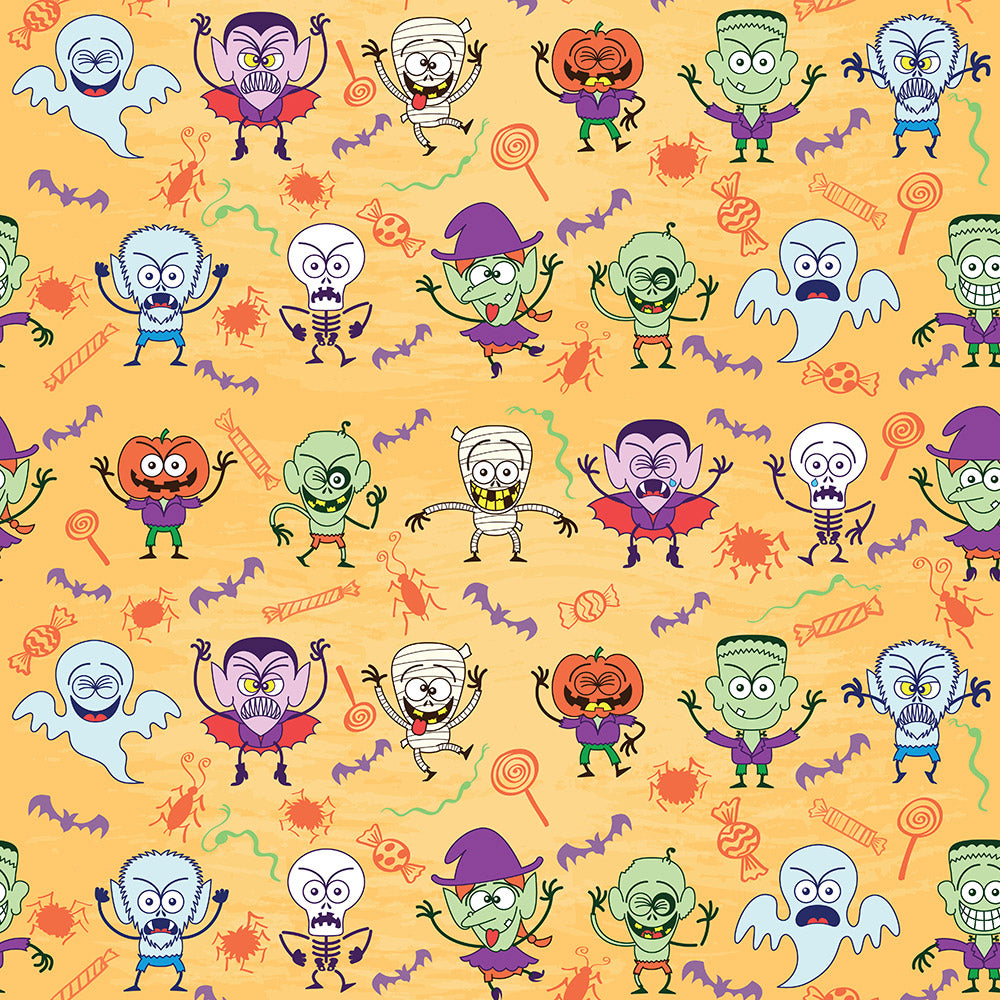 Halloween characters making funny faces – Zoo&co