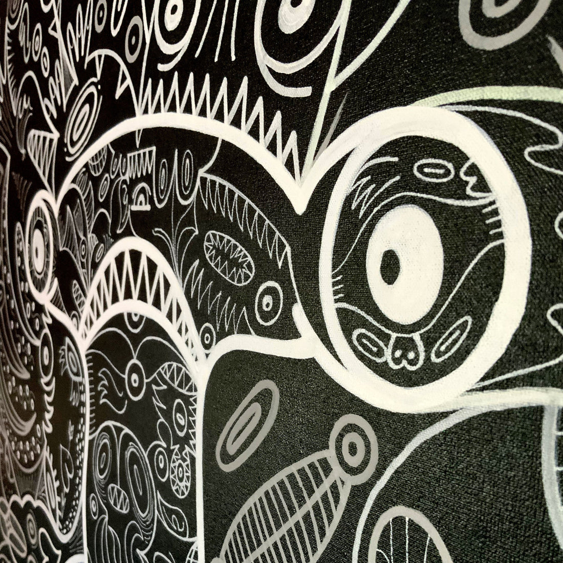 RONY Paintings Hit the Fabric: Hammerhead Sharkadelic on Cotton T-Shirts