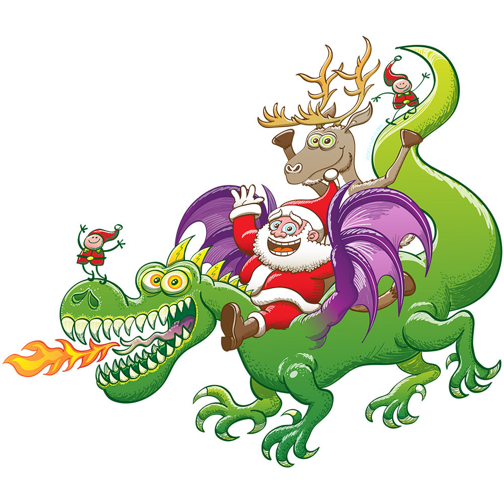Santa's Dragon-Powered Christmas: A Holiday Adventure