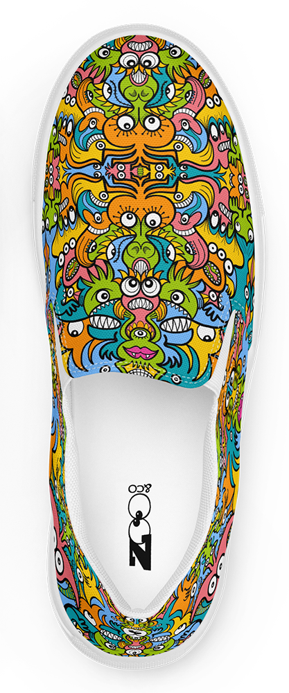 Enchantimals Fantasy Doodle Edition - Women’s slip-on canvas shoes by Zoo&co