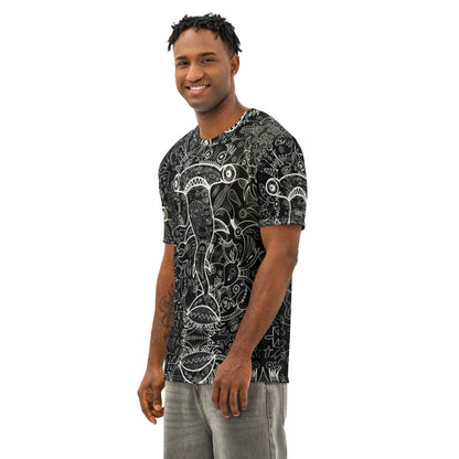 Hammerhead Sharkadelic Men’s Cotton Art T-Shirt. Lifestyle
