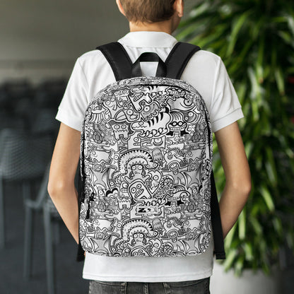 Fill your world with cool doodles Backpack