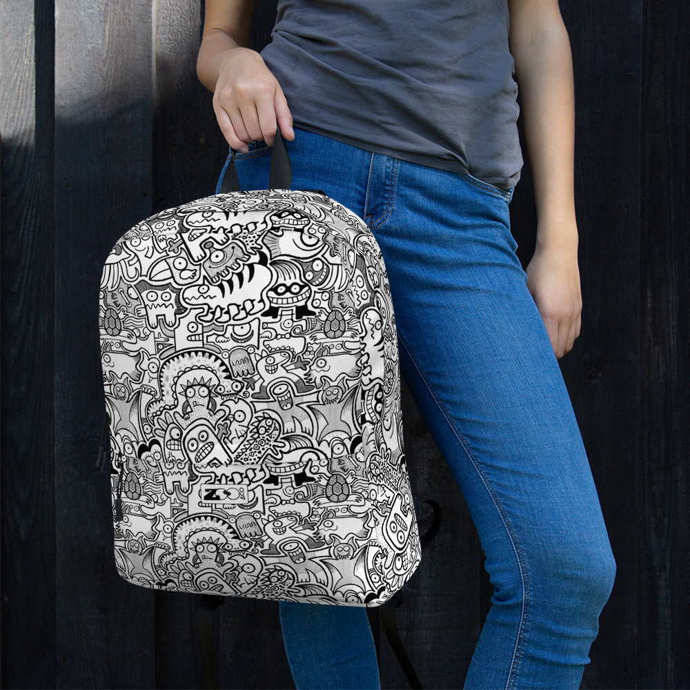 Fill your world with cool doodles Backpack. Overview