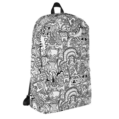 Fill your world with cool doodles Backpack