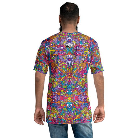 The Wizard's Dream: Shaping a New Generation of Doodle Creatures - Men's t-shirt. Back view