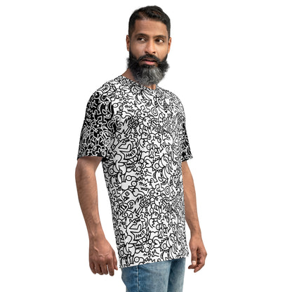 The Playful Power of Great Doodles for Bold People - Men's t-shirt. Right side view
