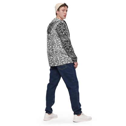 The Playful Power of Great Doodles for Bold People - Men’s windbreaker. Back view