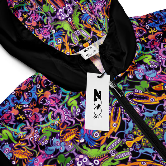 Eccentric critters in a lively festival - Men’s windbreaker. Product details
