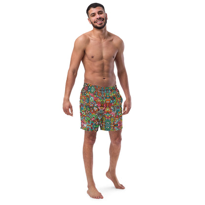 Robot Odyssey Swim Trunks: A High-Tech Adventure. Lifestyle