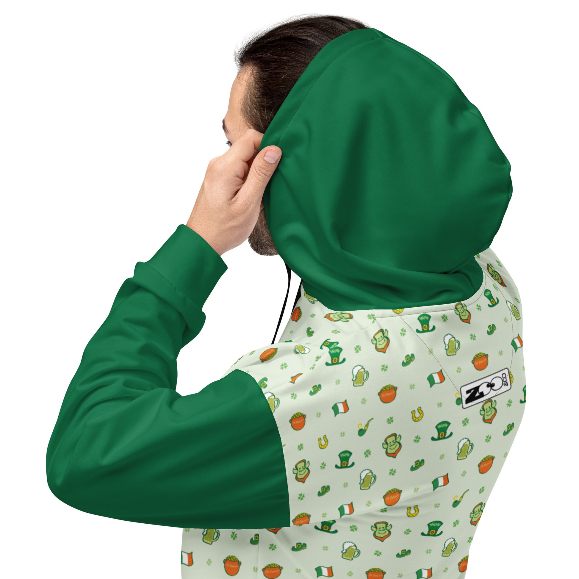 Celebrate Saint Patrick's Day in style Unisex Hoodie. Product details