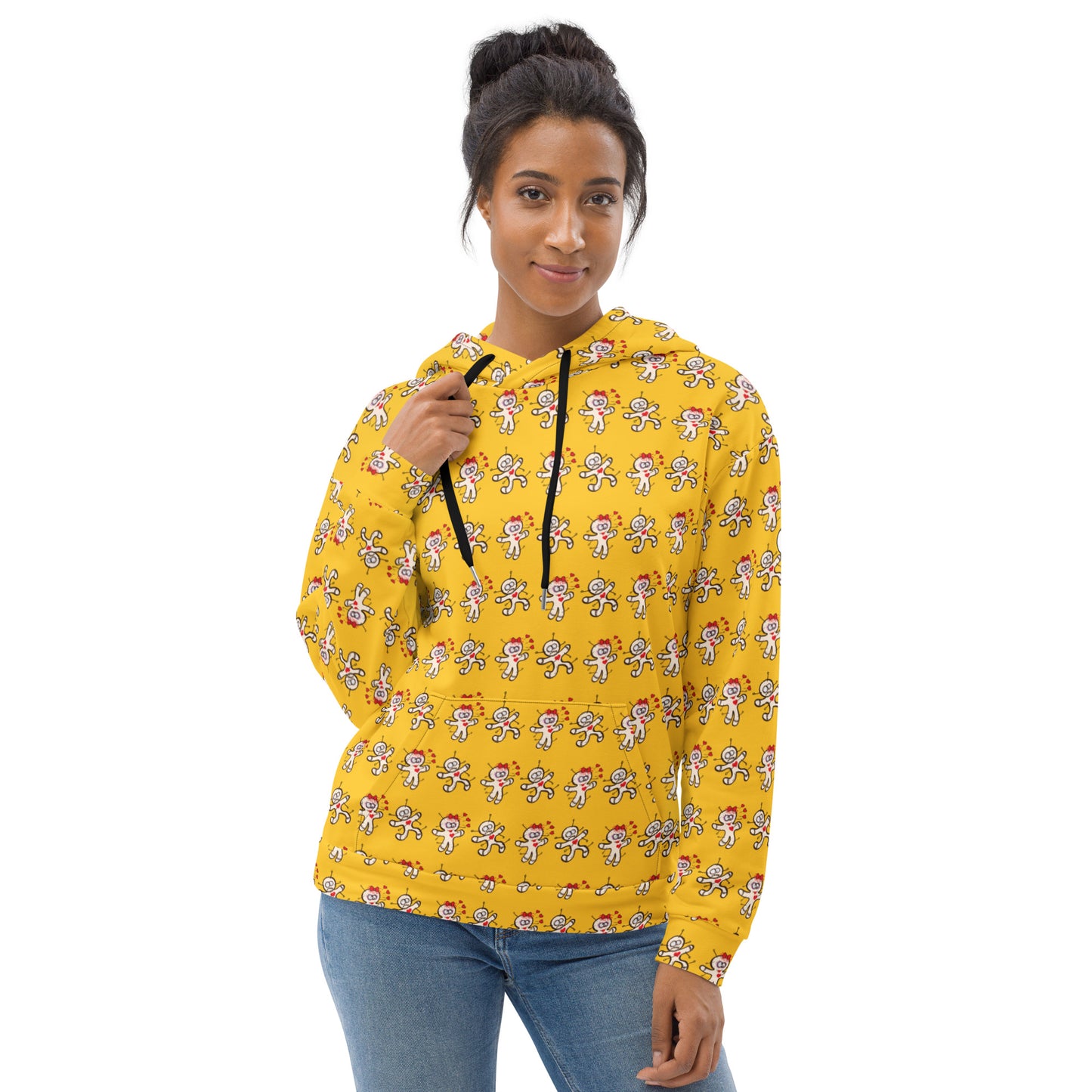 Voodoo Love Chase: Spooky Romance VooDuo - All-over Print Unisex Hoodie by Zoo&co