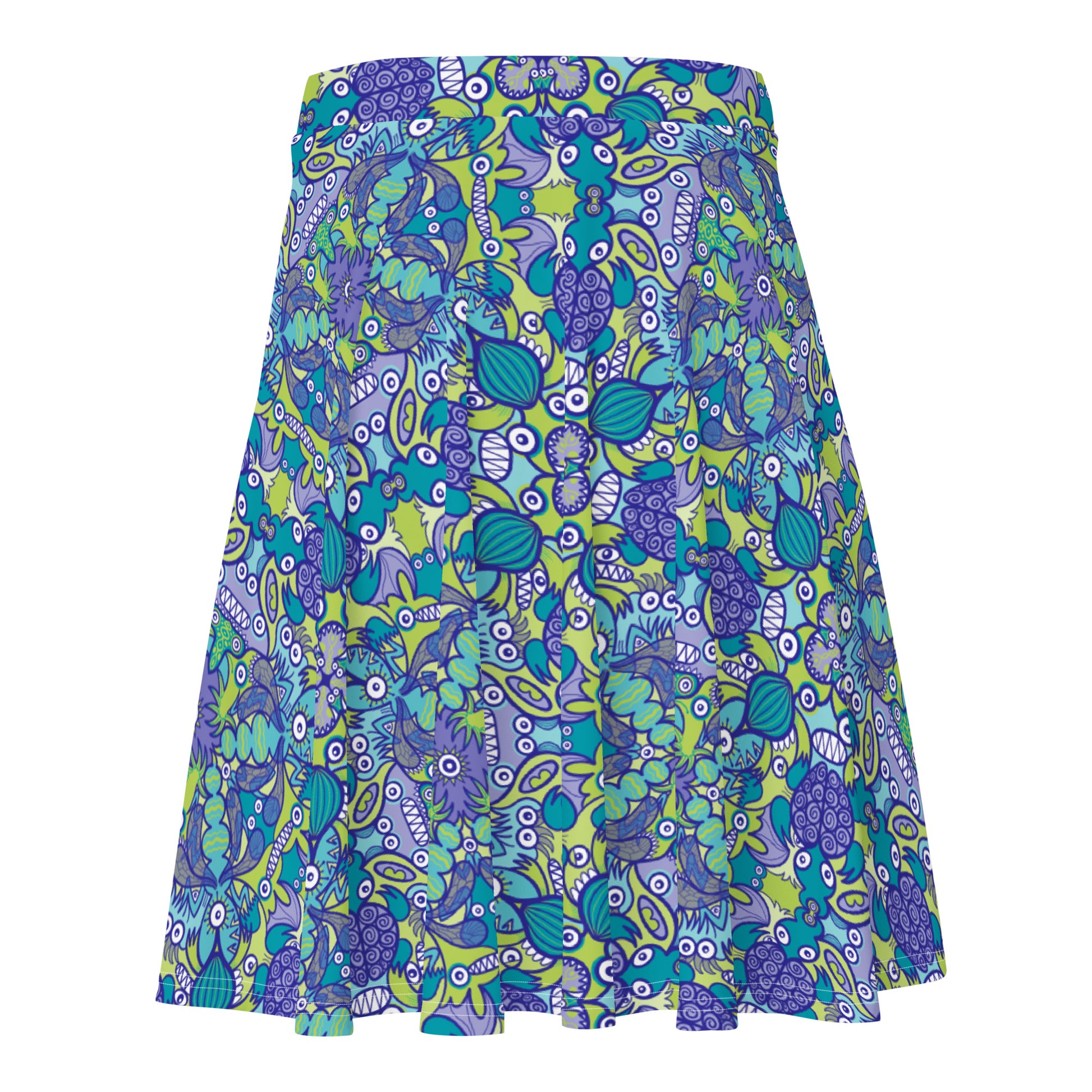 Once upon a time in an ocean full of life - Skater Skirt. Product detail