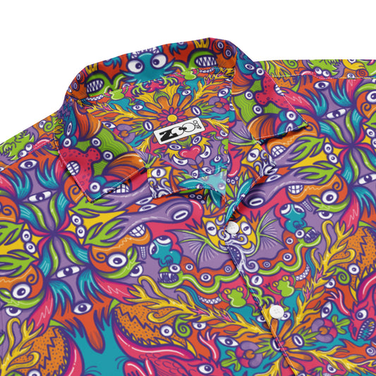 The Wizard's Dream: Shaping a New Generation of Doodle Creatures - Unisex button shirt. Product details