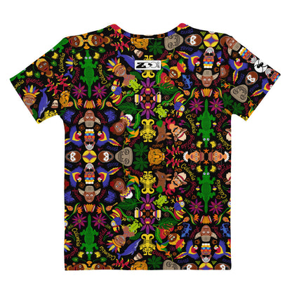 Colombia, the Charm of a Magical Country Women's cotton t-shirt back view