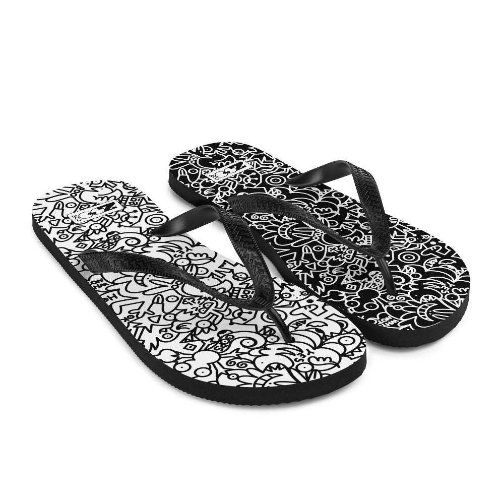 The Playful Power of Great Doodles for Bold People Flip-Flops. Overview