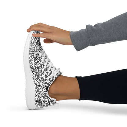 The Playful Power of Great Doodles for Bold People - Women’s athletic shoes. Lifestyle