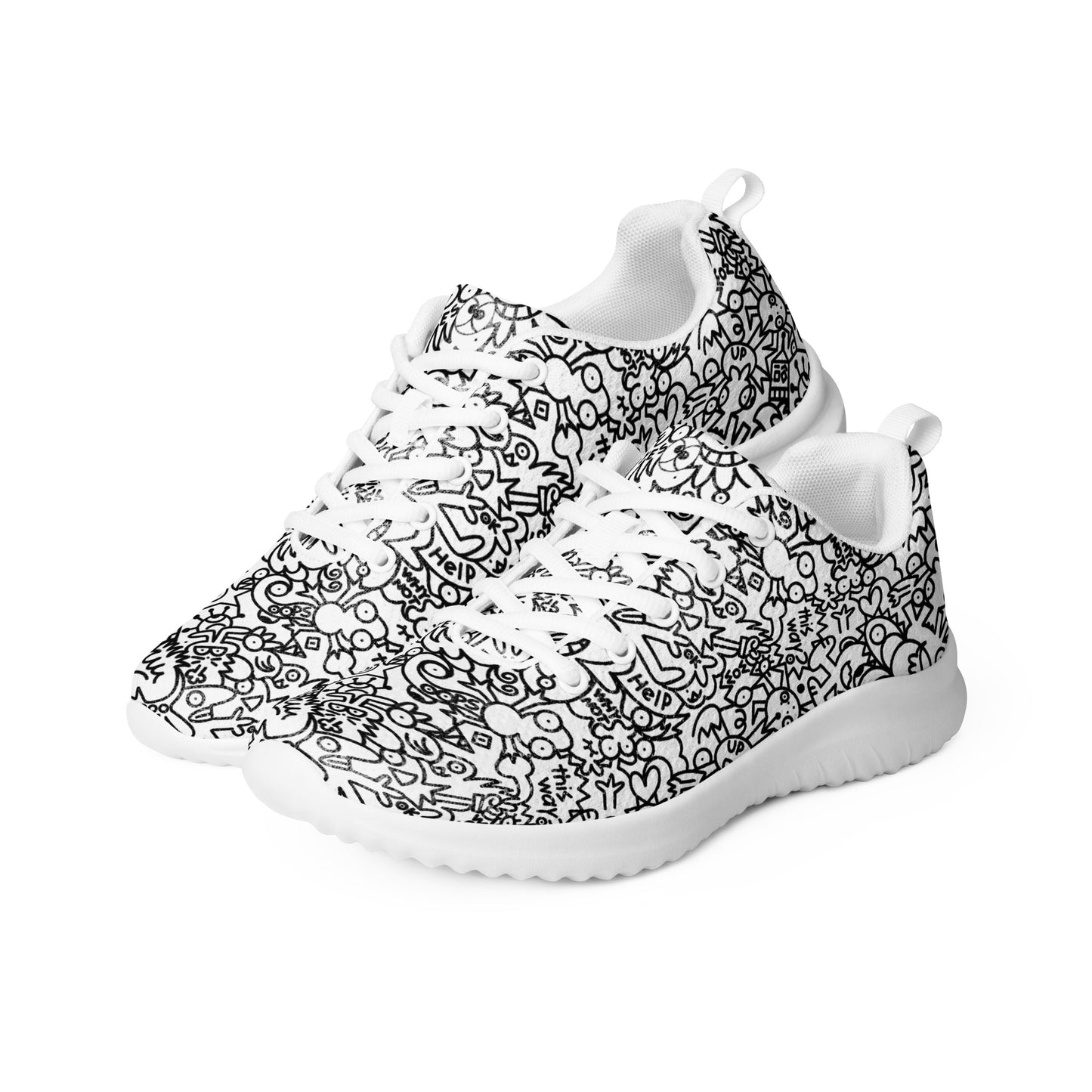 The Playful Power of Great Doodles for Bold People - Women’s athletic shoes. Overview
