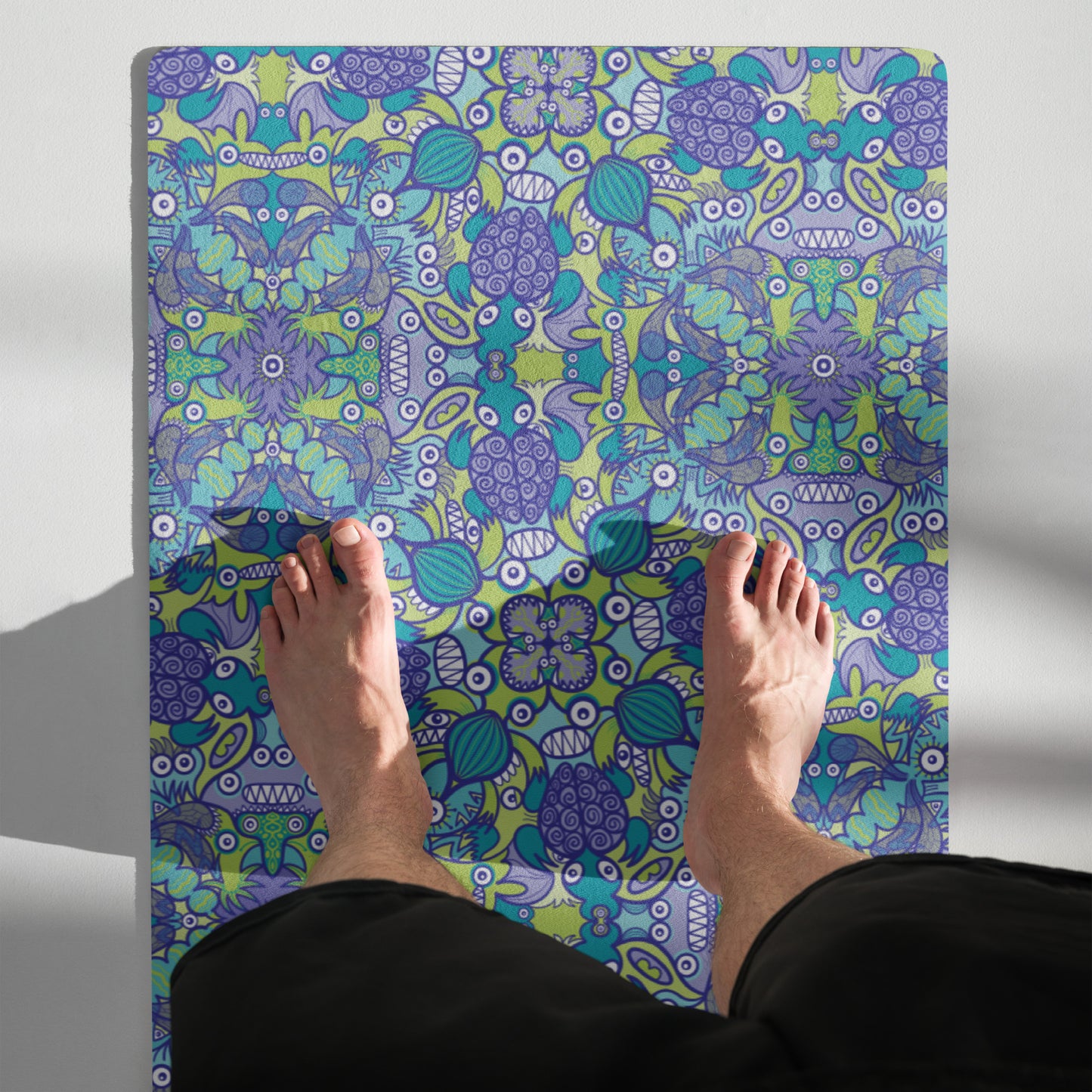 Once upon a time in an ocean full of life All-over print Yoga mat. Overview