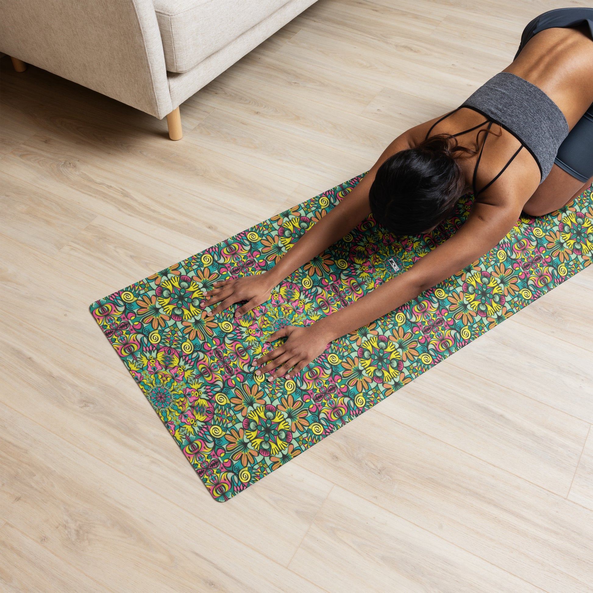 Exploring Jungle Oddities: Inspiration from the Fascinating Wildflowers of the Tropics Yoga mat. Comfort and style