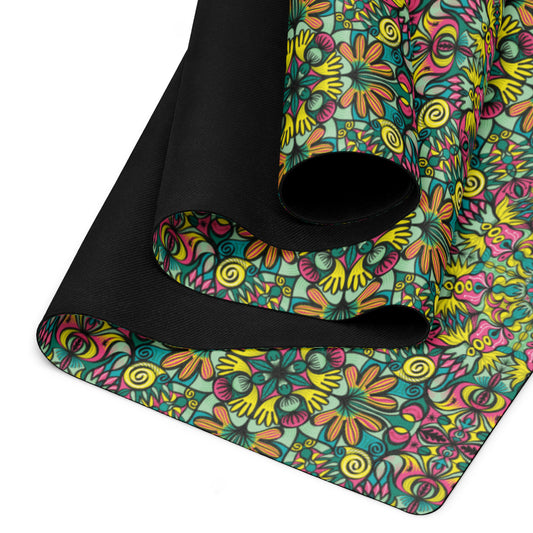 Exploring Jungle Oddities: Inspiration from the Fascinating Wildflowers of the Tropics Yoga mat. Overview