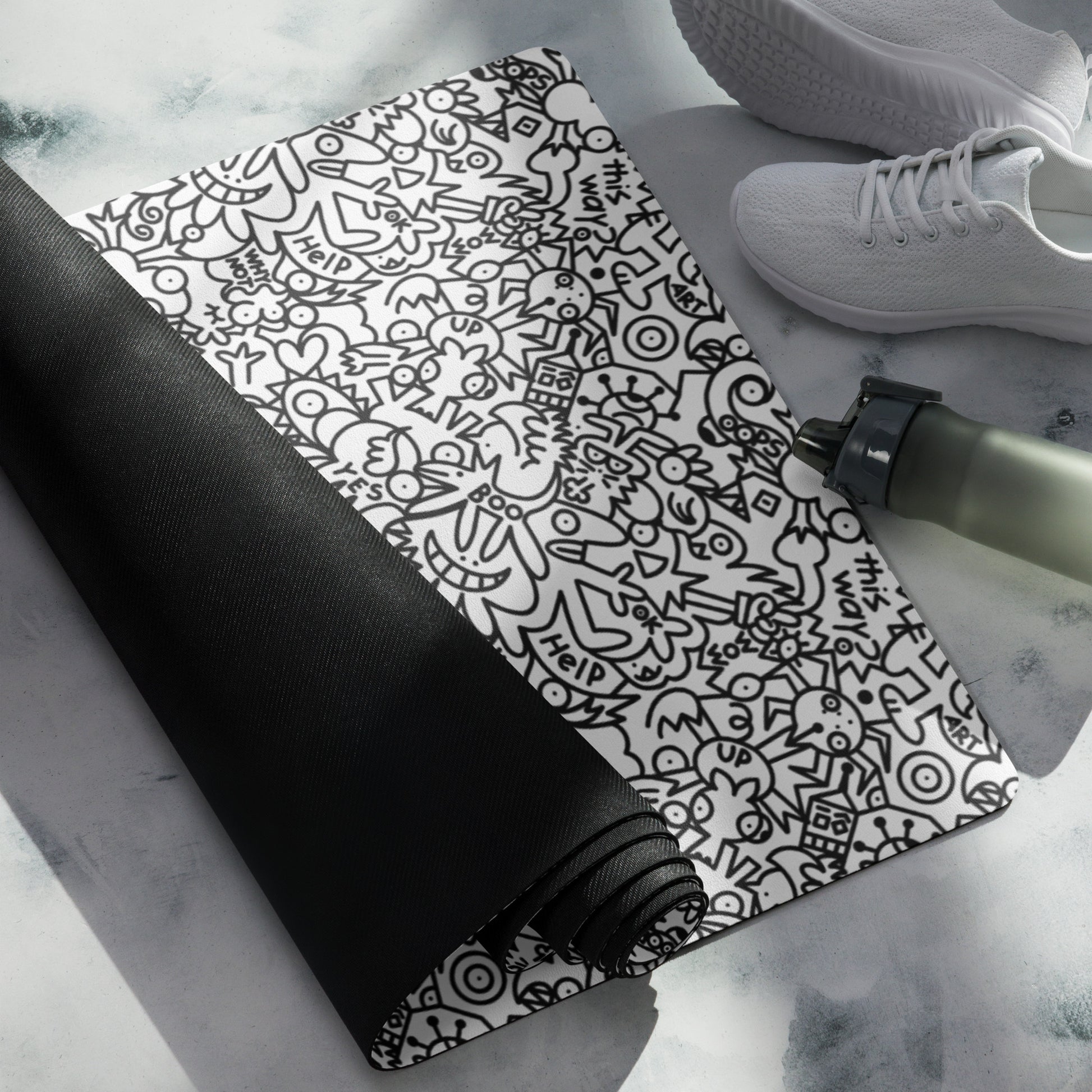 The Playful Power of Great Doodles for Bold People - Yoga mat. Product details