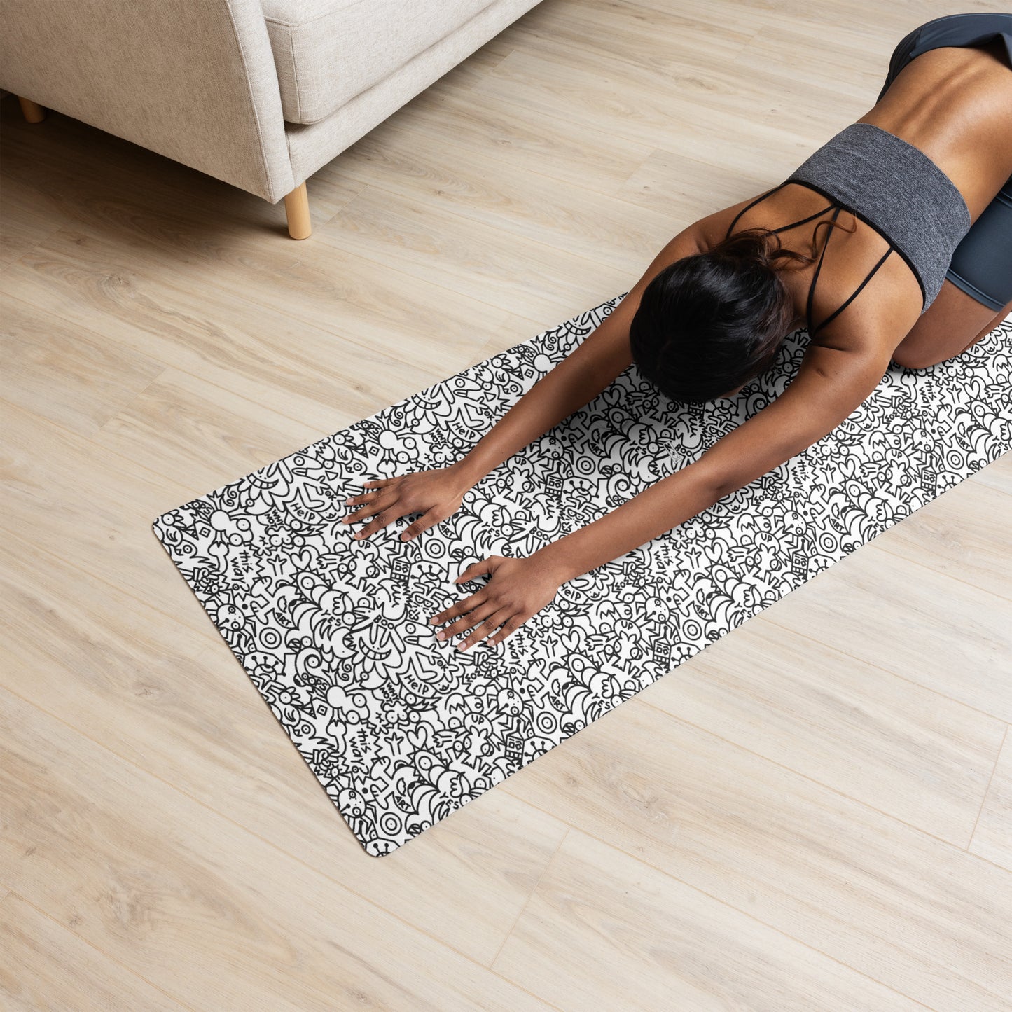 The Playful Power of Great Doodles for Bold People - Yoga mat. Lifestyle