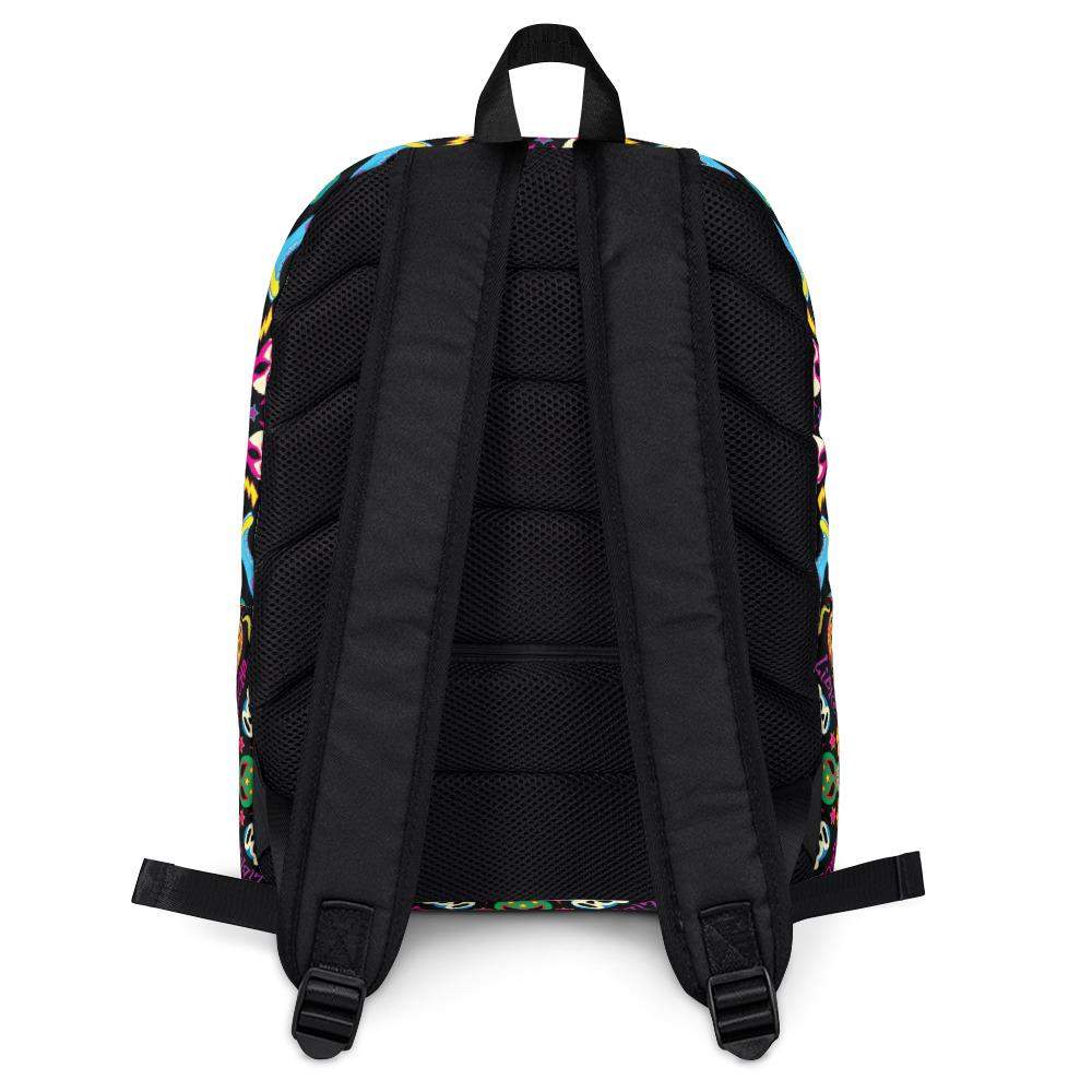 Mexican wrestling colorful party Backpack-Backpacks
