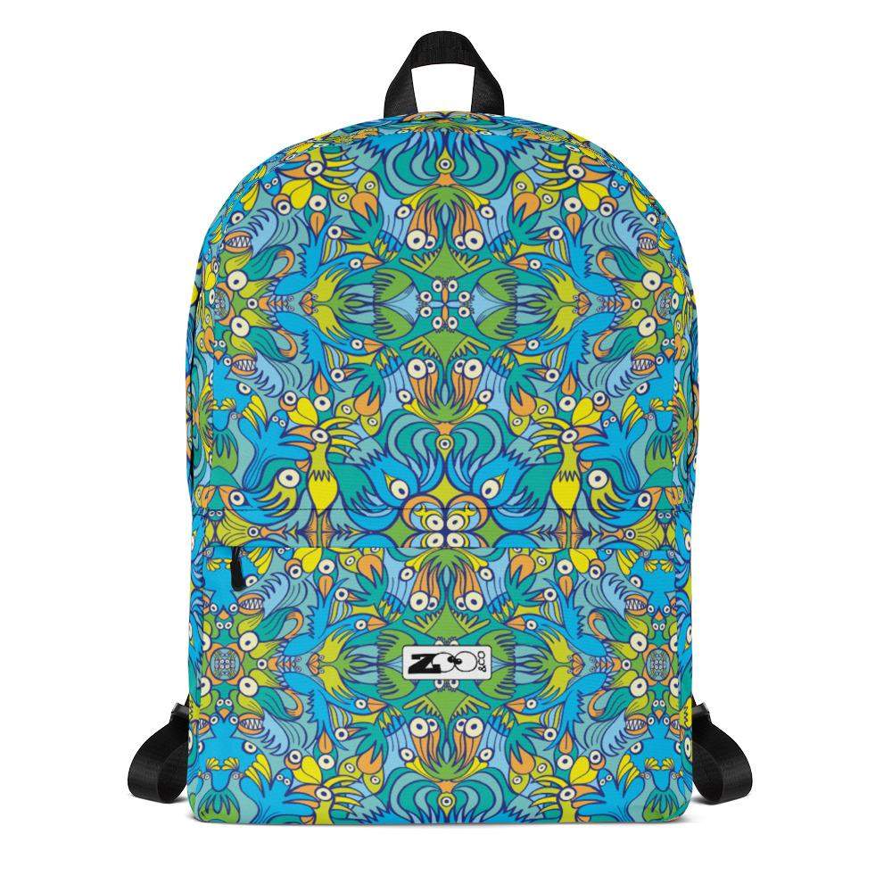 Exotic birds tropical pattern Backpack-Backpacks