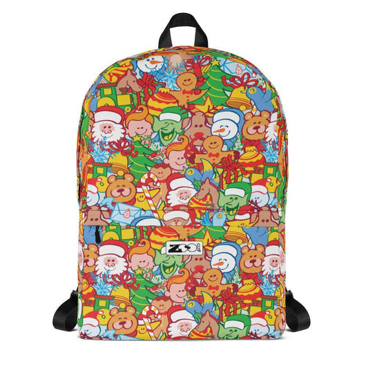 All Christmas stars in a pattern design Backpack-Backpacks