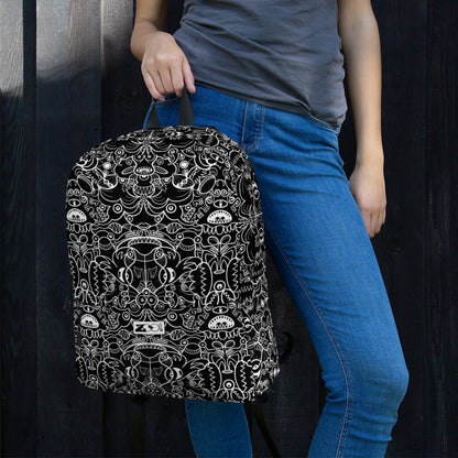 The powerful dark side of the Doodle world Backpack. Lifestyle