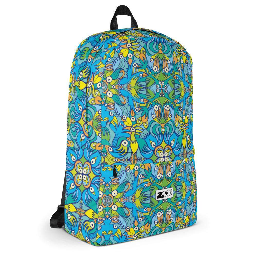 Exotic birds tropical pattern Backpack-Backpacks