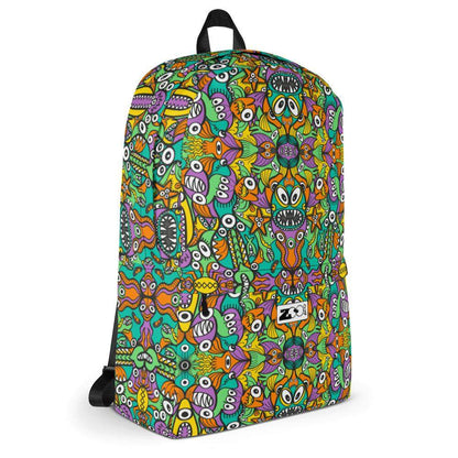 The vast ocean is full of doodle critters Backpack-Backpacks