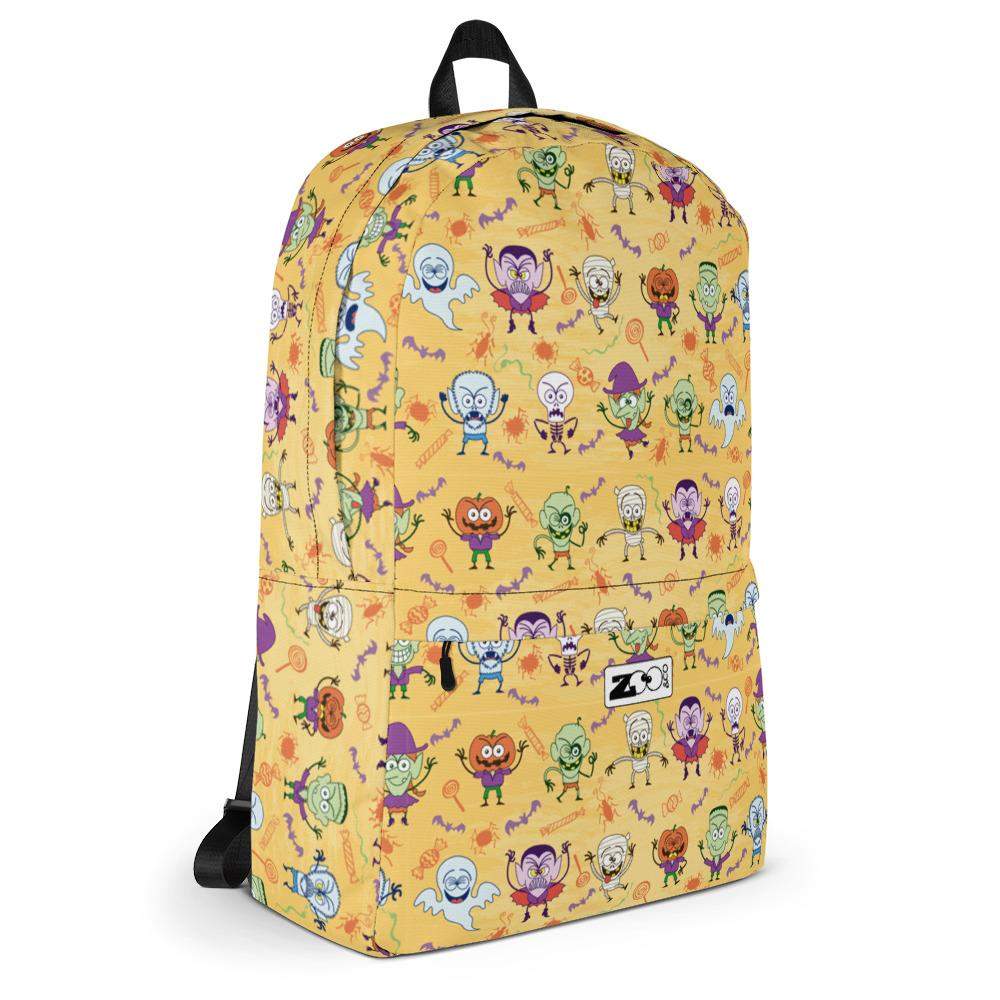 Halloween characters making funny faces Backpack-Backpacks