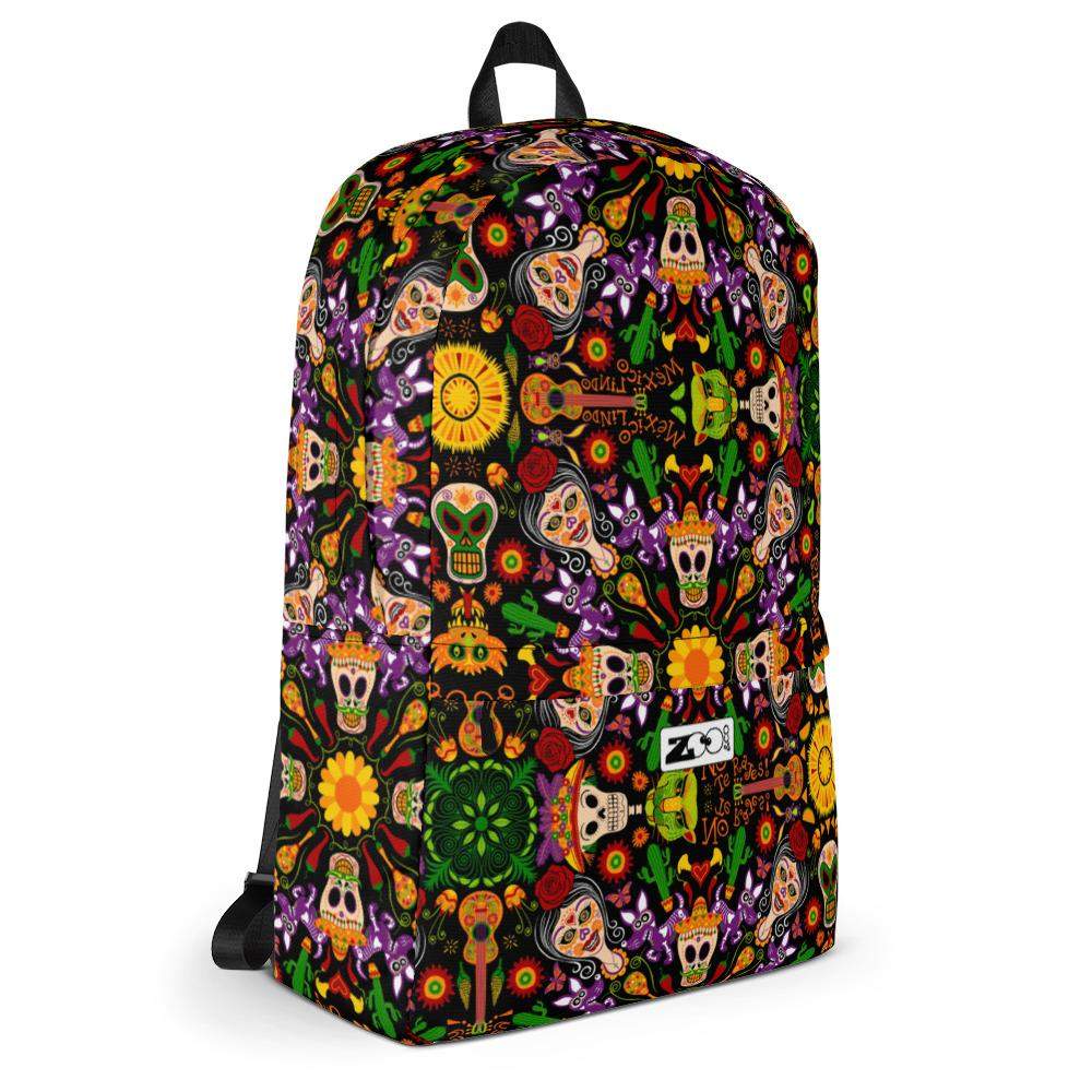 Mexican skulls celebrating the Day of the dead Backpack-Backpacks