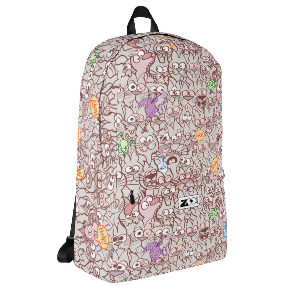 Exclusive design only for real cat lovers Backpack. Overview