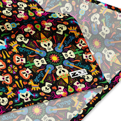 Day of the dead Mexican holiday All-over print bandana. Bandana product detail by Zoo&co