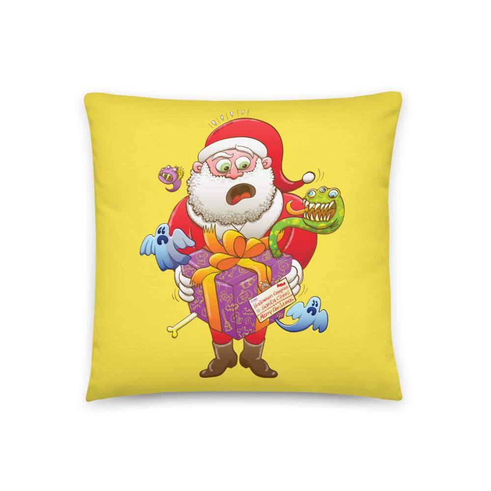 Creepy Christmas gift for Santa Basic Pillow-Basic pillows,On sale