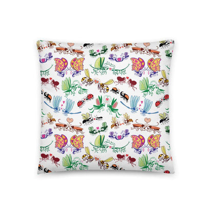 Cool insects madly in love Basic Pillow-Basic pillows